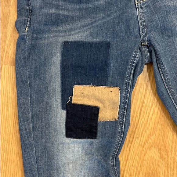 Soho Denim Patchwork Ankle Jeans - Picture 3 of 8